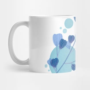 Blue plant Mug